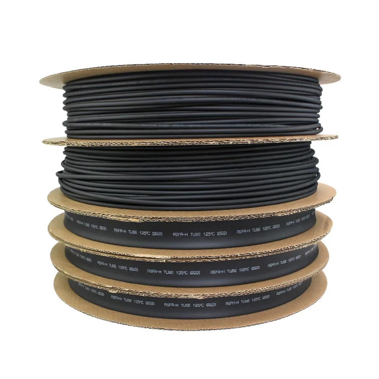 2:1 Nero 1 2 3 5 6 8 10 12 14mm Diametro Termorestringente Tubo Termoretraibile Tubo Manicotto Wrap FiloRiparazione del Connettore Fai da Te(18mm,25Meter)