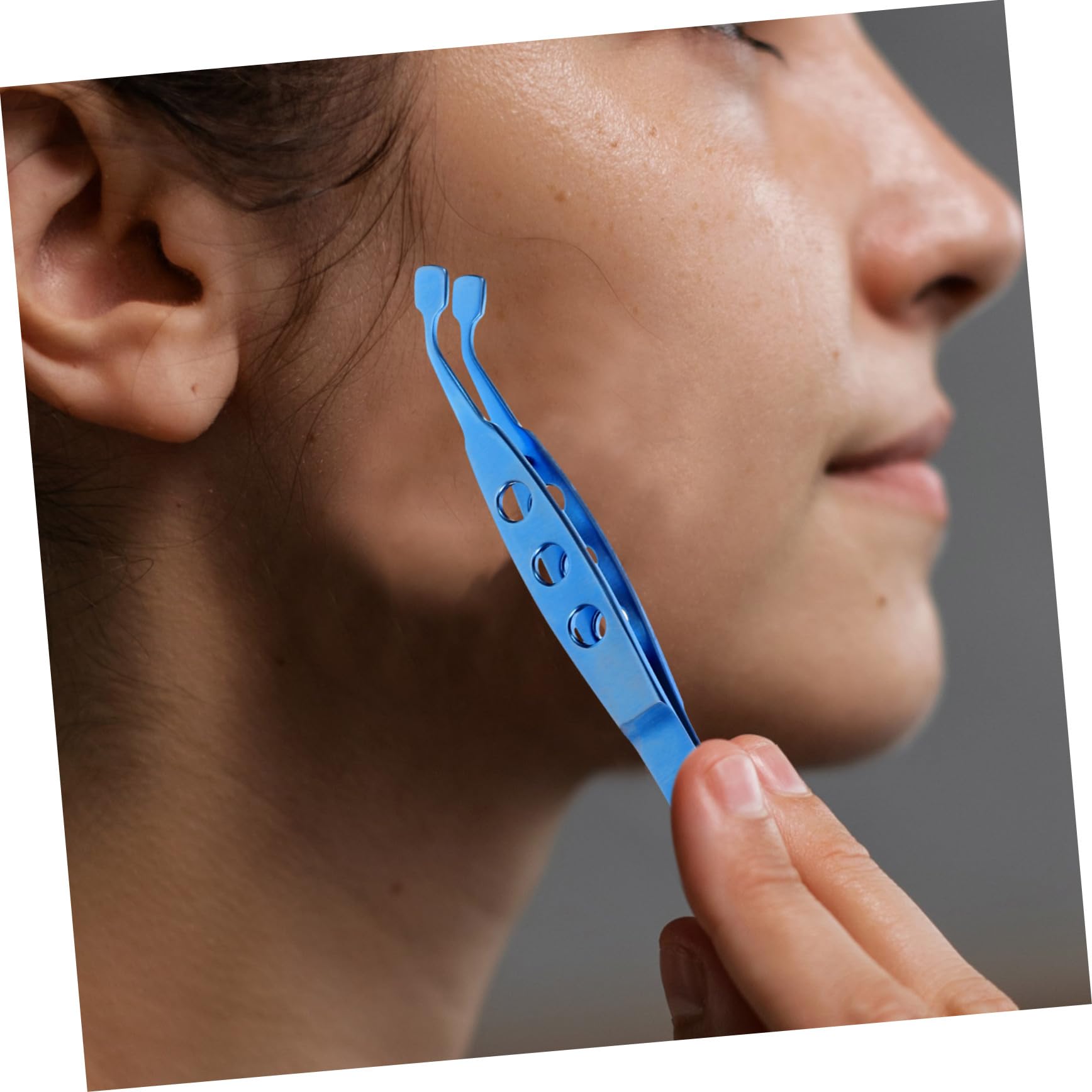 Pinzas de Párpados de Metal para Expresión de Glándulas Meibomio Herramienta de para Mujeres Pinzas de Cuidado Ocular y Efectivas