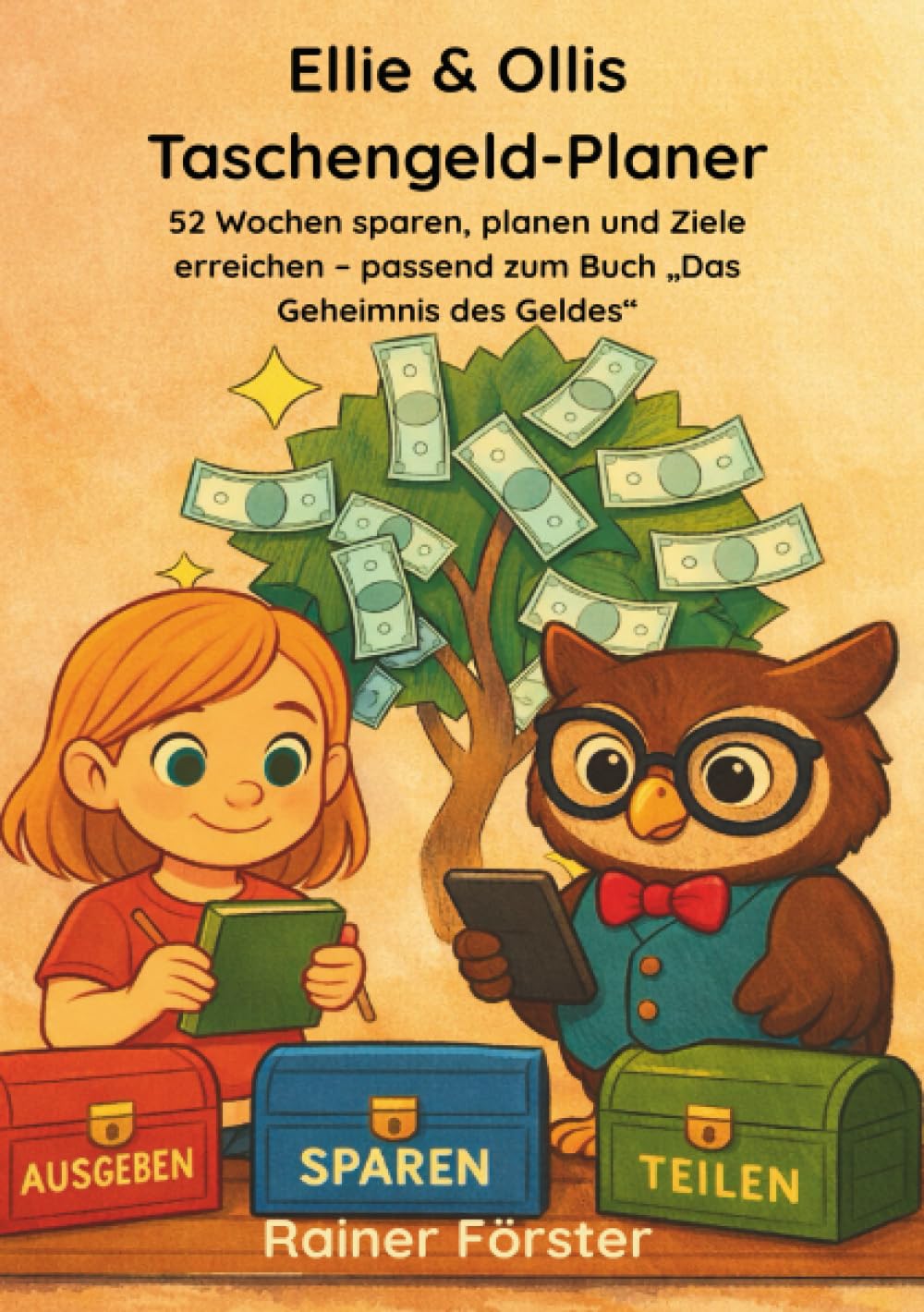 Ellie & Ollis Taschengeld-Planer: 52 Wochen sparen, planen und Ziele erreichen – passend zum Buch „Das Geheimnis des Geldes“