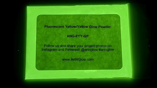 Miniatura 38 de Polvo de Pigmento que Brilla en la Oscuridad - Colores Neutrales y Fluorescentes para Pintura Artística, Bellas Artes, Pintura de Uñas