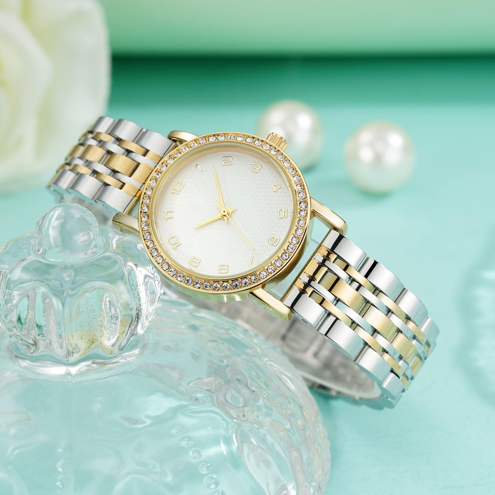 CIVO Montre Femme Acier Inoxydable Analogique Montre Bracelet Femme Quartz Etanche, Mode Cadeau Femme