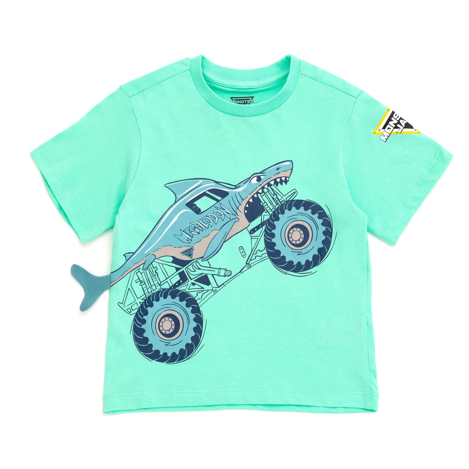 monster jam t-shirt toddler to little kid grave digger el toro loco megalodon