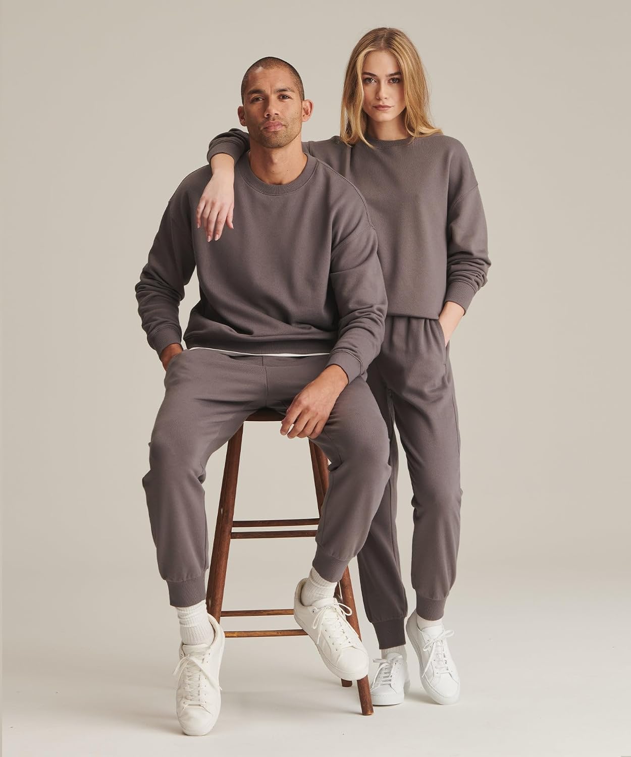NAADAM Unisex Adult Unisex Terry Crew Sweatshirt