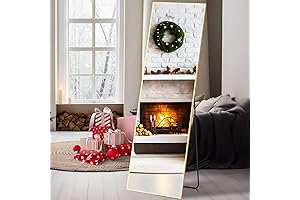 Sweetcrispy Full Length Mirror 59”x16” Door Mirror