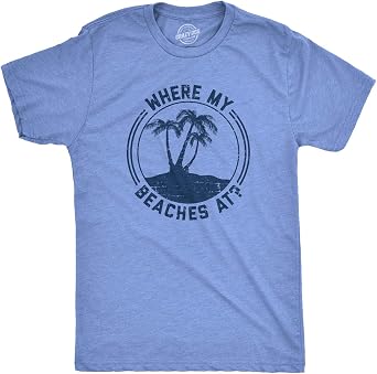 Mens Fun Summer Tees Hot Funny Pool Beach Ocean Swimming T Shirts for Guys