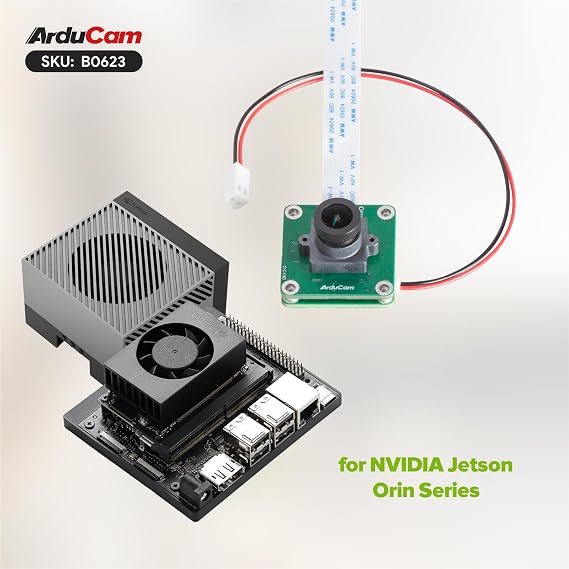 Arducam 3MP ISX031 120dB HDR Jetson Orin Camera with 127 DFOV Wide-Angle Lens for NVIDIA Jetson Orin Nano & NX, Built-in ISP, LED Flicker Mitigation