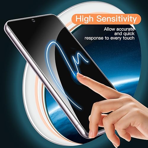 Miniatura 6 de JETech Protector de pantalla para Samsung Galaxy S23+  S23 Plus 5G de 6.6 pulgadas, película de vidrio templado, compatible con identificación de