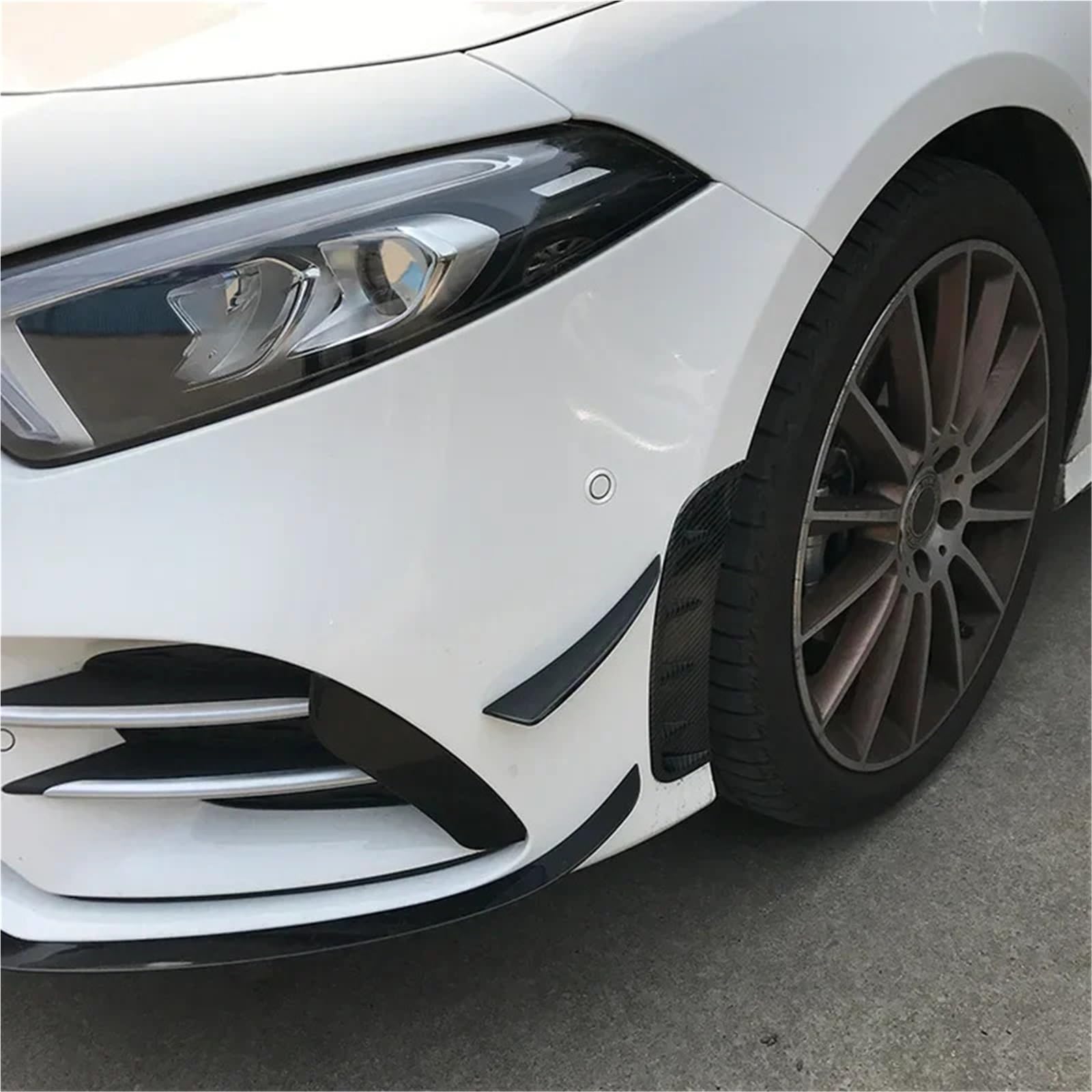 Spoiler boczny przedniego zderzaka Kratka wlotu powietrza | Uniwersalny spojler boczny przedniego zderzaka ABS(Carbon Fiber)
