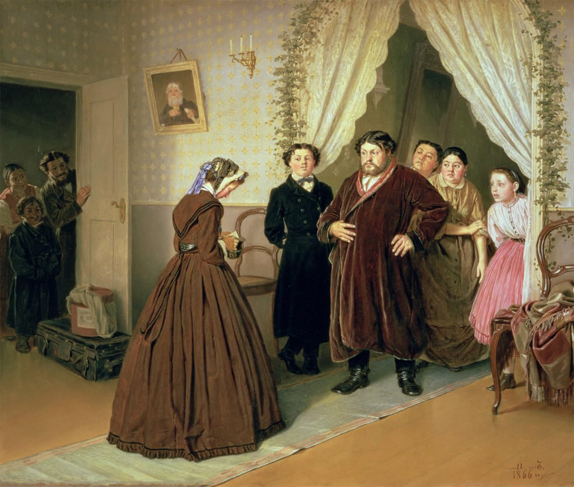 Póster de Vasili Perov para transformar tu salón con arte retro de 60x90 5