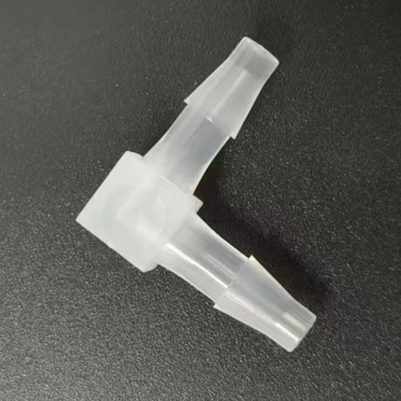 Króciec do węża Kolanko 90 stopni L – Adapter z równym złączem kolczastym do łodzi, akwarium, paliwa, cieczy, (opakowanie 20 szt.)(5/32 Inch-4.0mm)