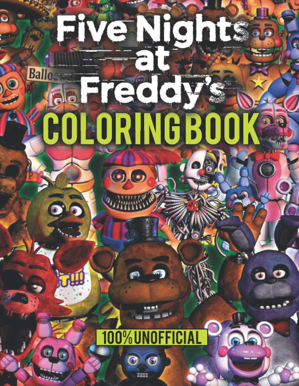 Buy Five Nights at Freddy's Coloring Book +30 Illustrations Five