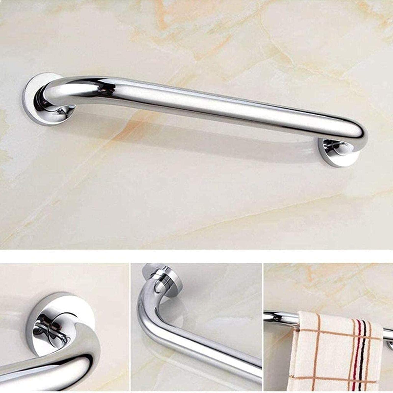 Maniglie per Doccia, ausili per WC, corrimano di Sicurezza Senza Barriere in Bagno, Barre di Supporto di Sicurezza, tiranti di Supporto Antiscivolo per disabili, Adatto per Hotel, corridoi,