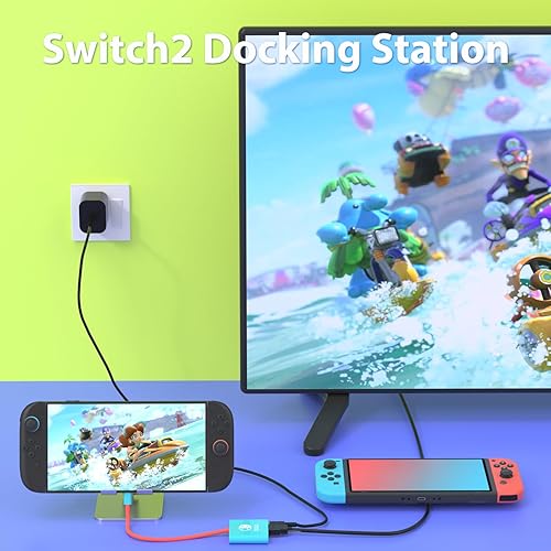 Miniatura 3 de Switch TV Docking Station for Nintendo Switch 2 and Steam Deck,TV Dock Adapter Compatible with Nintendo Switch 12 HDMI Adapter Max Output