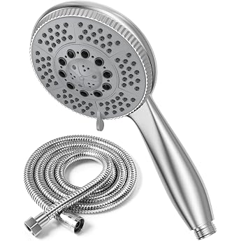 Vinabo Shower Head with Hose 1.5m Water Saving Handheld Shower Head