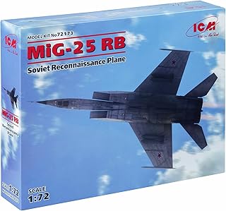 ICM 72173 - MiG-25 RB, Soviet Reconnaissance Plane - Scale 1:72