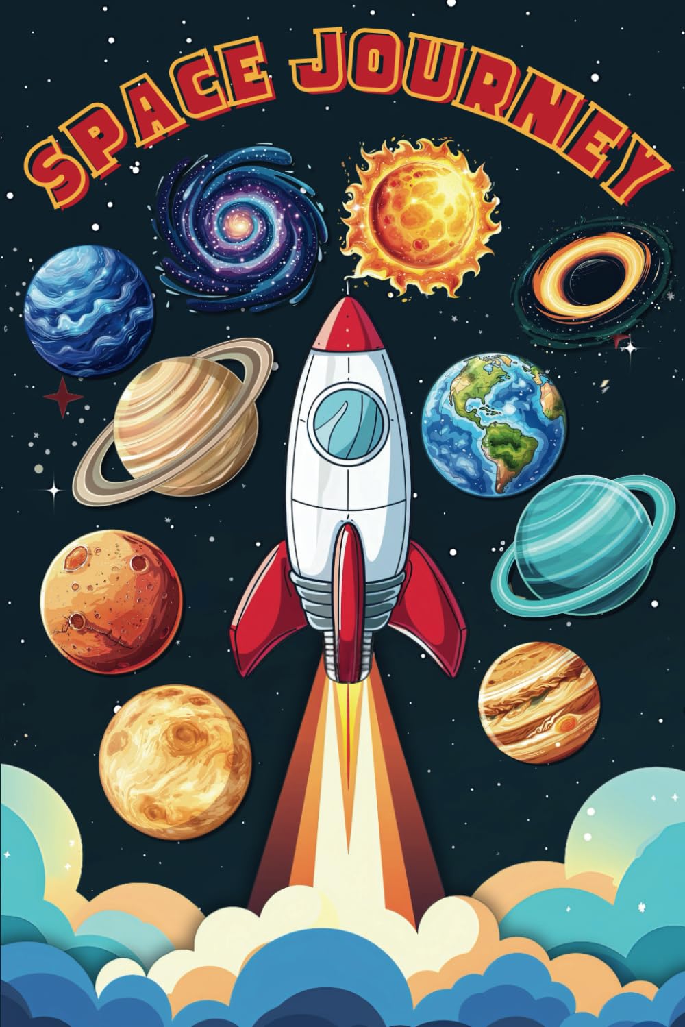 Space Journey - a book about space stories for kids for 3 year olds and up.