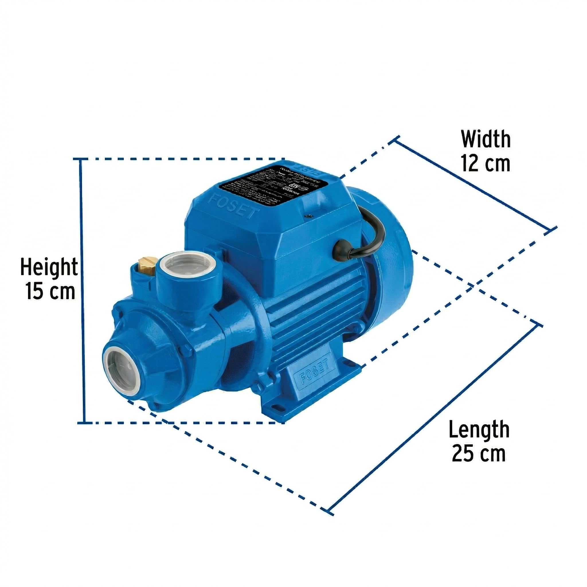 Foset BOAP-1/2F, Bomba eléctrica periférica para agua 1/2 HP