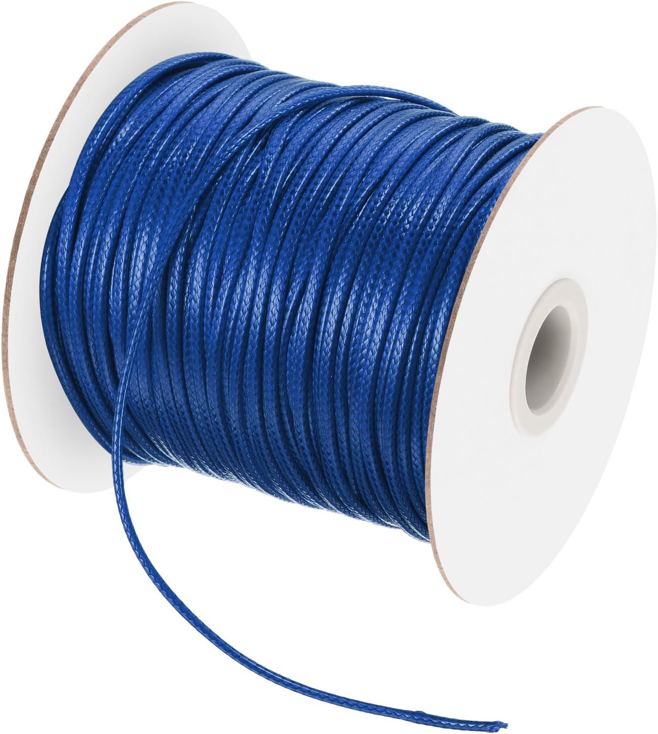MECCANIXITY Waxed Cord 2.5mm Waxed Polyester Cord 87 Yard Wax String for Bracelet Making, Necklaces, Beading, Jewelry Making and DIY Crafts(Khaki)