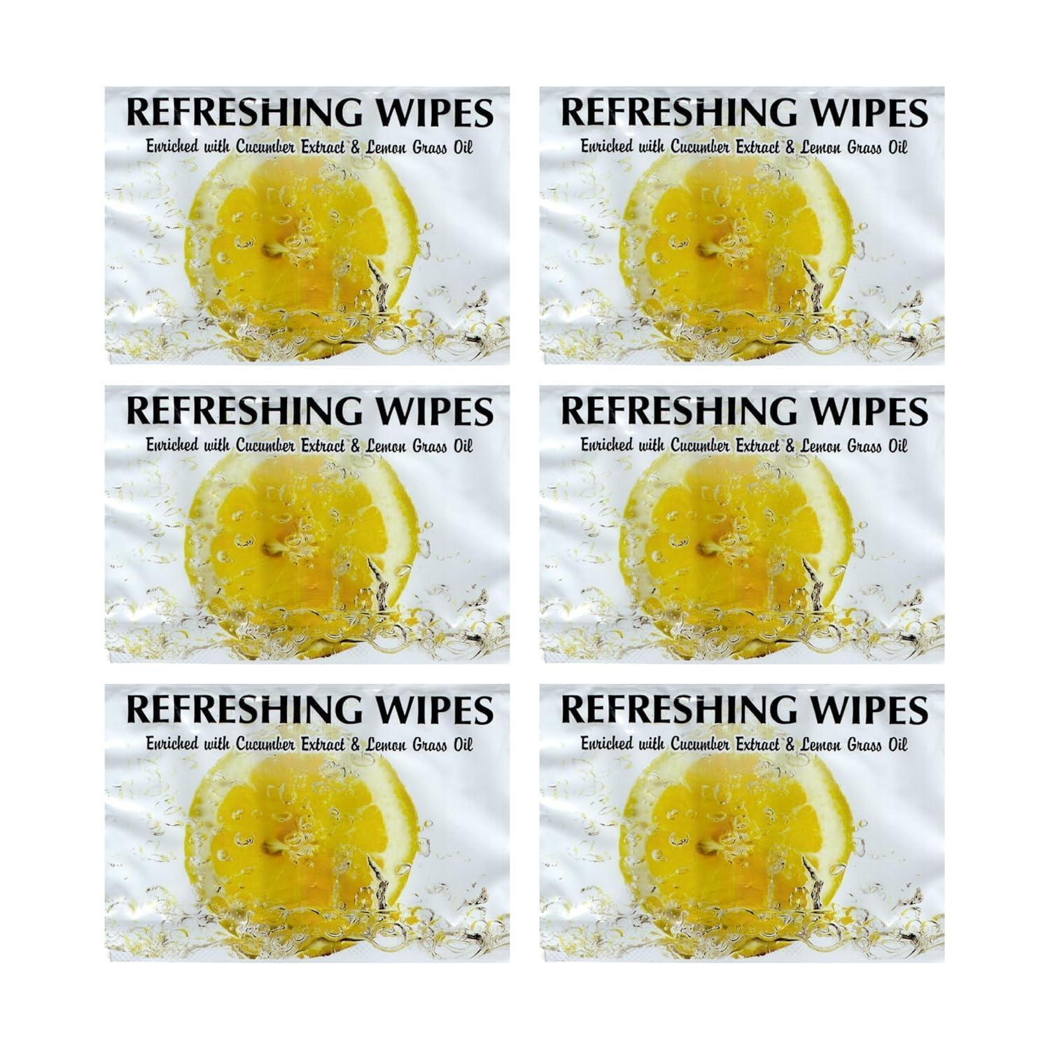 Refreshing & Cleansing Wet Wipes with Cucumber Extract & Lemongrass Oil for Men & Women | Face & Hand Wet Tissues for Travel | Daily Moisturizing Skin Care Wipes | Pack of 5-image-18