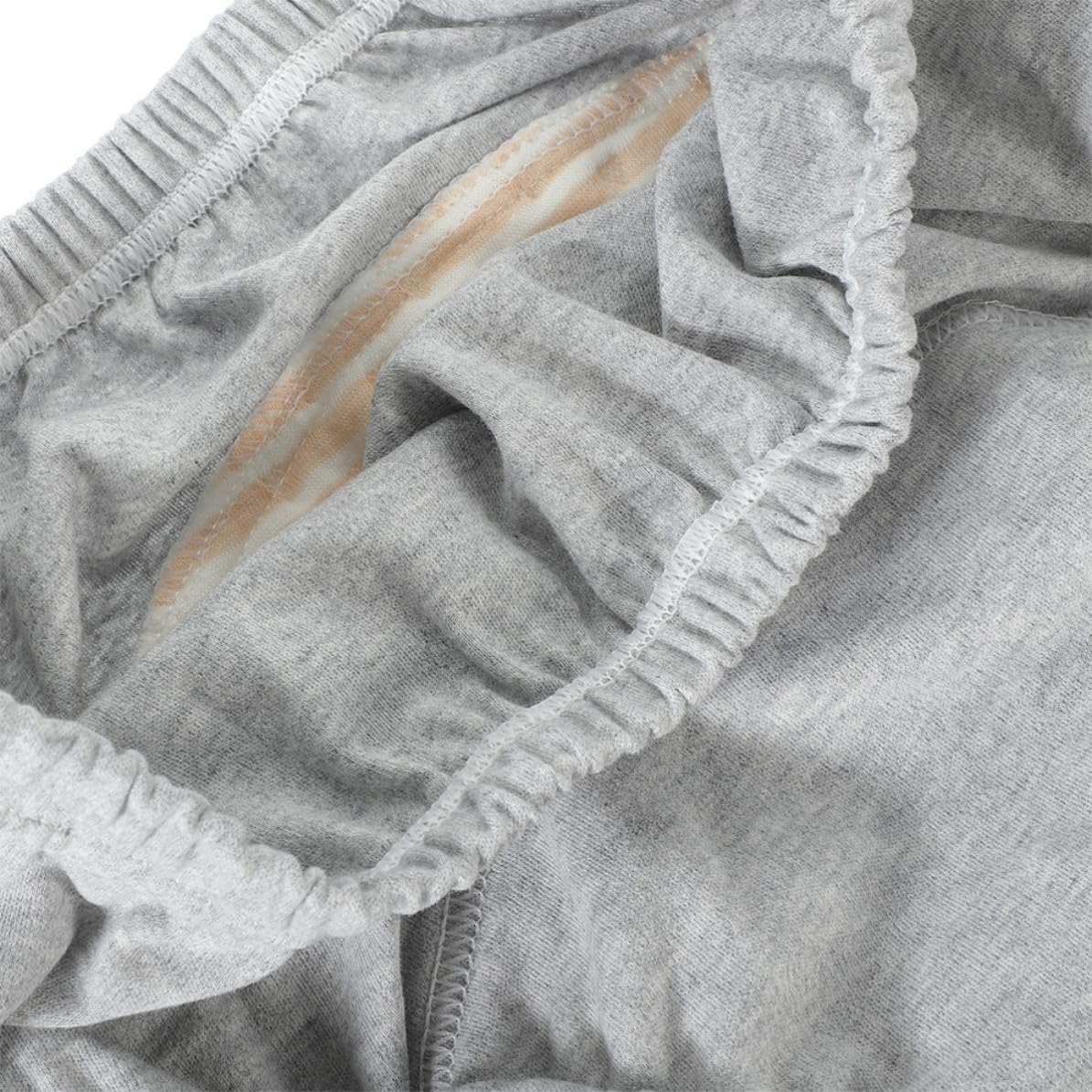 Culottes Anti-fuites pour Adultes en Coton Lavables, Lot de 2 Pièces, Protection Urinaire pour Hommes et Personnes Âgées, Design Simple et Confortable
