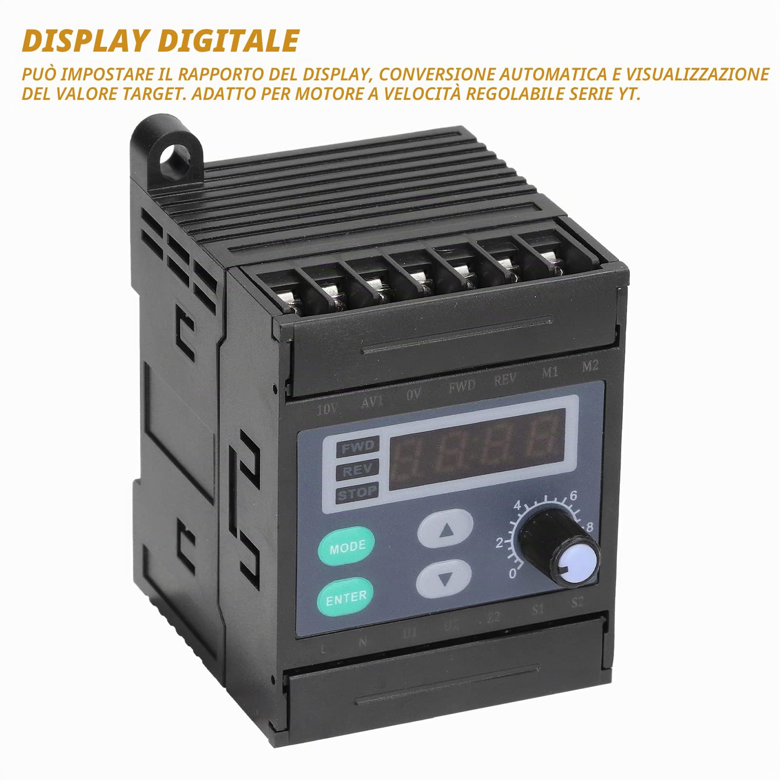 Controller di velocità del Motore, Controller Motore Monofase, Display Digitale Integrato Nell'accessorio Regolatore Monofase 220V