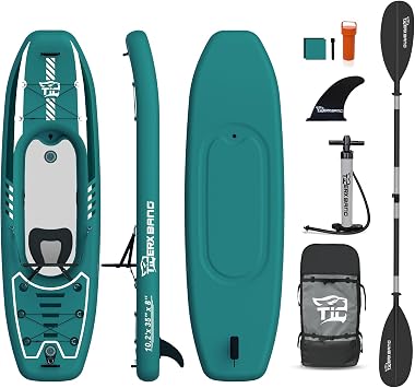 TIGERXBANG Inflatable Kayak with Seat