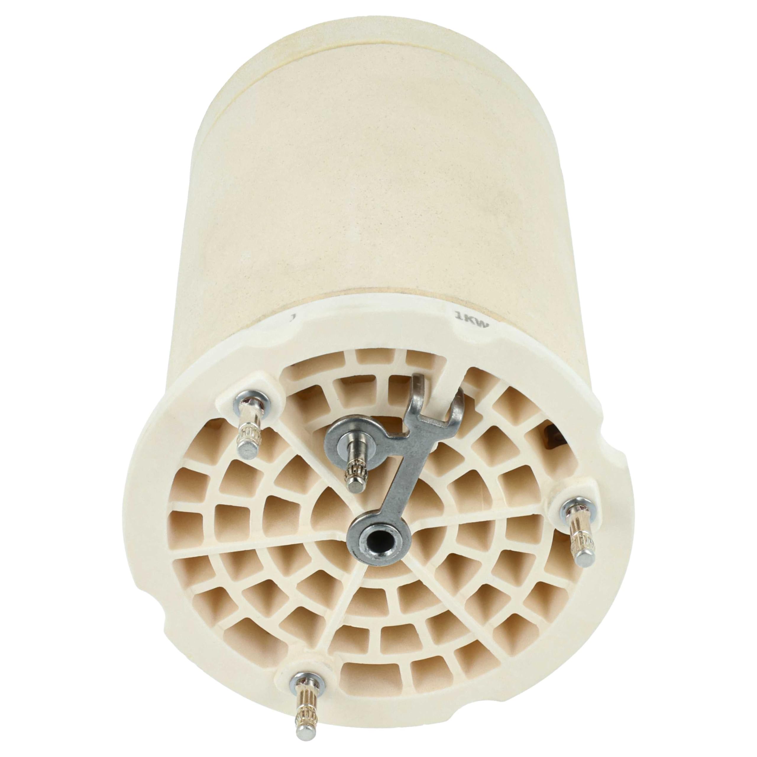 vhbw Element grzejny zamiennik do pistoletu spawalniczego Leister 142.084 - 11000 W, ceramiczny rdzeń grzewczy, 8,4 x 15,6 cm