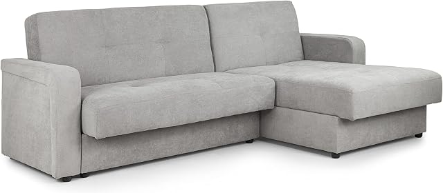 Honeypot - Kair - Corner Sofa Bed - Double Storage - Large Sleeping Area Sofabed (Grey)
