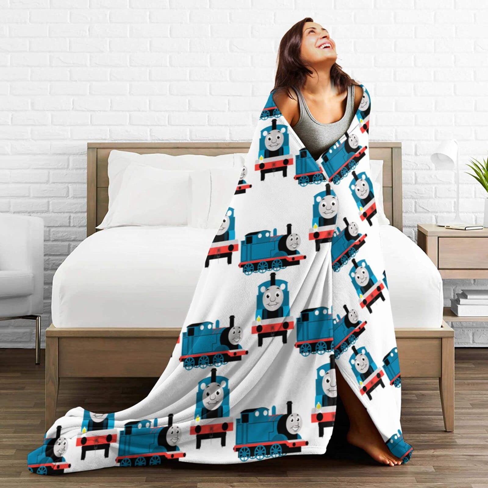 Amazon｜毛布 可愛い 機関車 トーマス きかんしゃトーマス アニメ 軽量