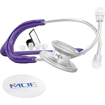 MDF  MD One  - Premium Dual-Head Stethoscope Made of Stainless Steel Purple MDF777-08