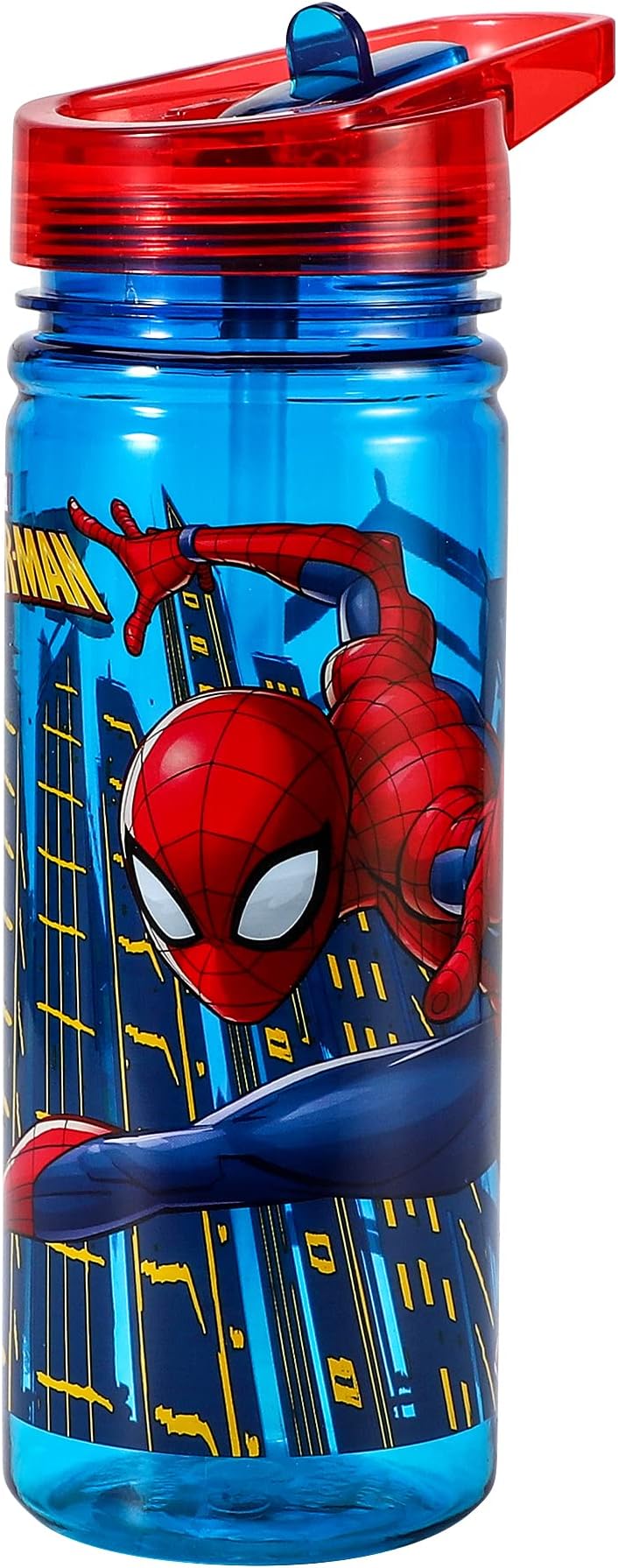 Spiderman 580ml Water Bottle for Kids School Drinks Bottle Made of Durable Ecozen Reusable BPA Free