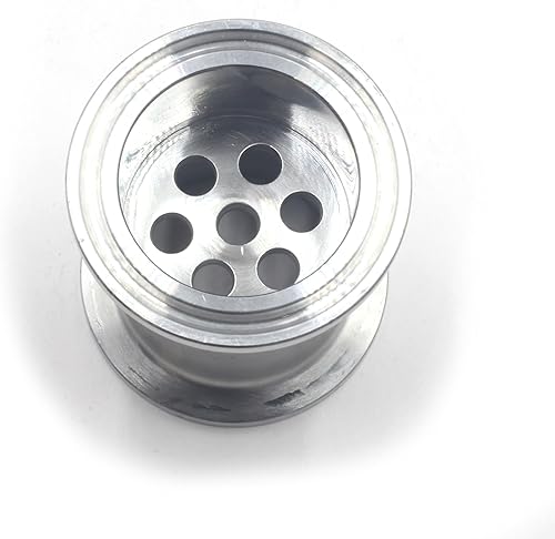 Miniatura 8 de HFS (R) Placa de filtro de triple abrazadera de 6 pulgadas con orificio de 0.236 in de acero inoxidable 304