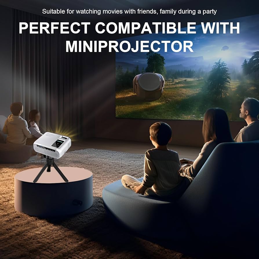 Mini Trépied Benaton Pour Projecteur Et Téléphone - Rotule 360° Hauteur Réglable 20cm