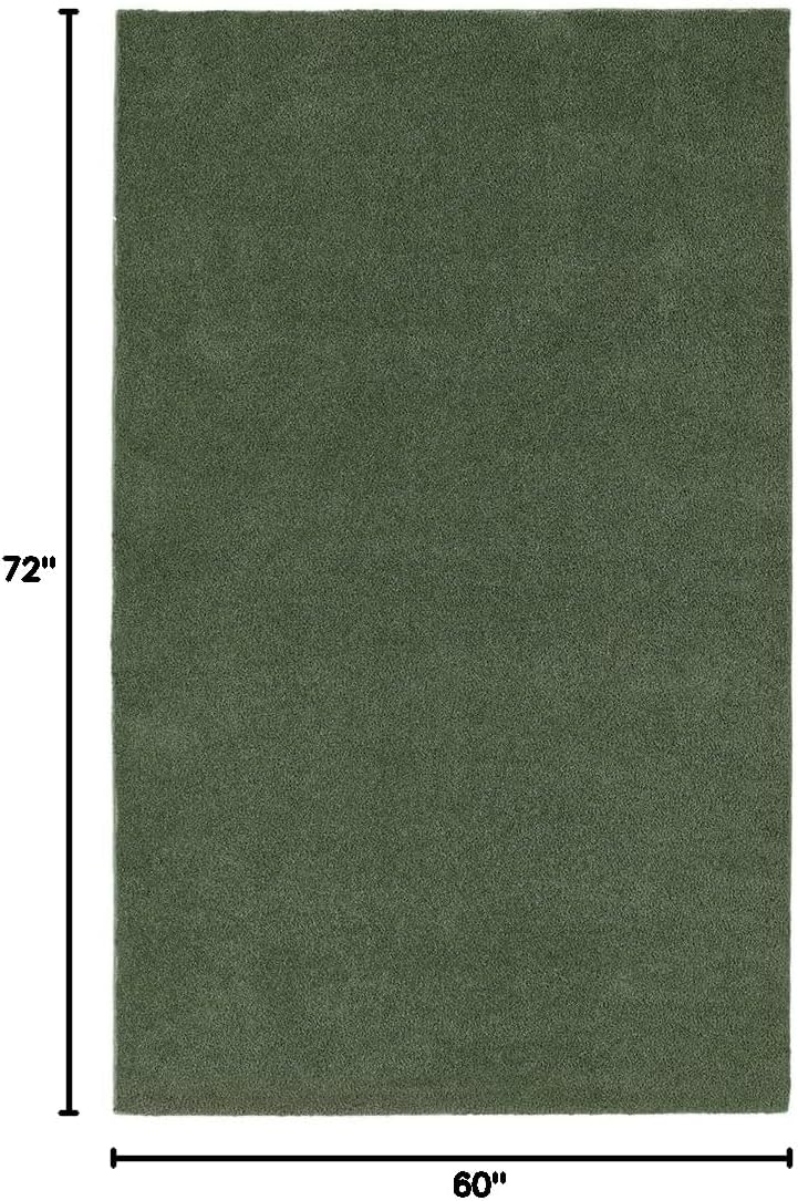 Garland Rug Room Size Bathroom Carpet, 5-Feet by 6-Feet, Deep Fern