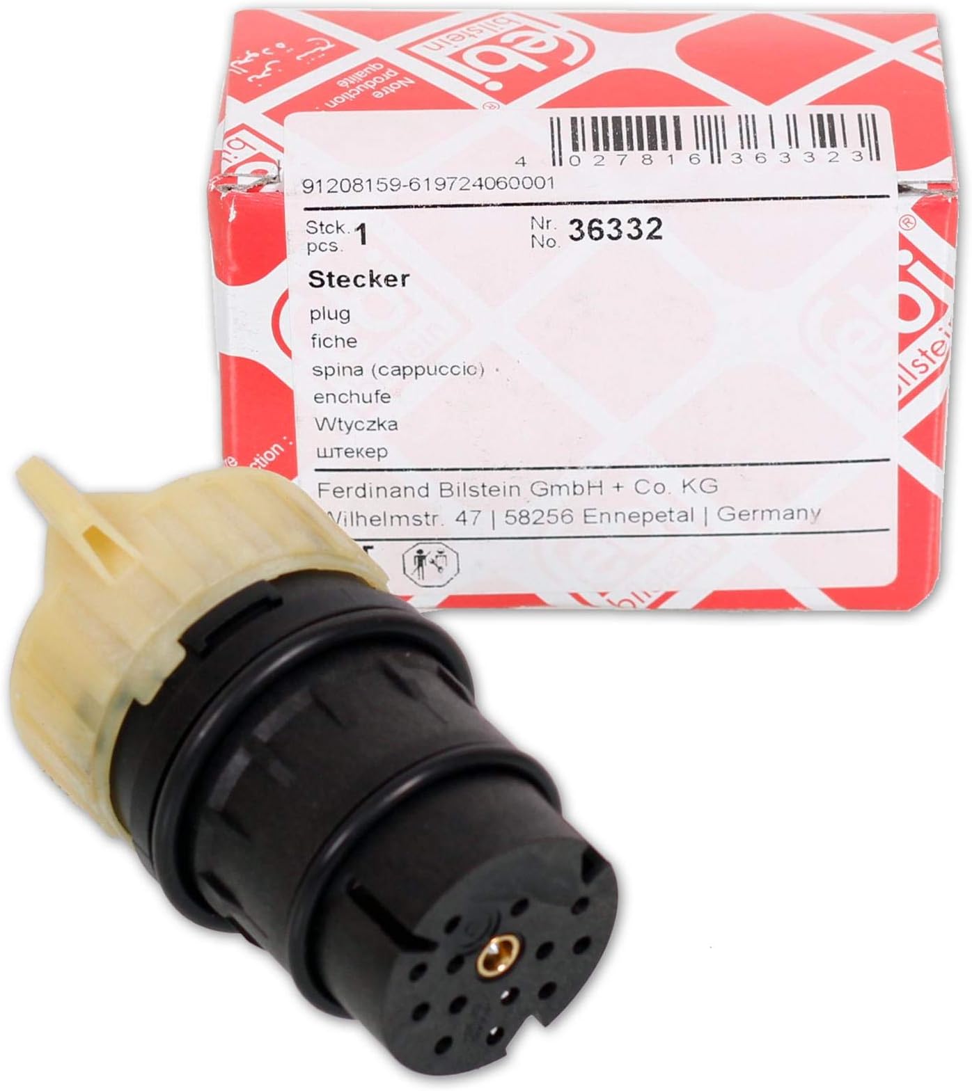 febi bilstein 36332 Plug for automatic transmission control unit, pack of one