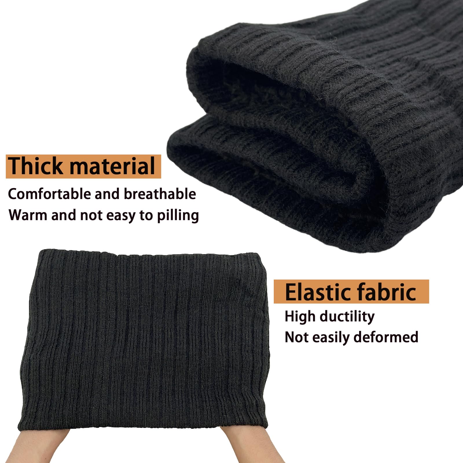 Braga Cuello Invierno Hombre Mujer, Calentador de Cuello Polar Térmica Cálido Bufanda Snood para Esquí Snowboard Moto Ciclismo Running