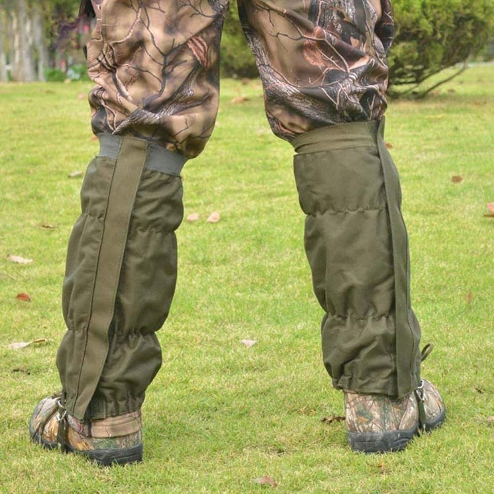 Polainas de serpiente, protección contra mordeduras de serpiente para piernas inferiores, senderismo al aire libre, caza, de nieve, botas impermeables para polainas para hombres y mujeres,