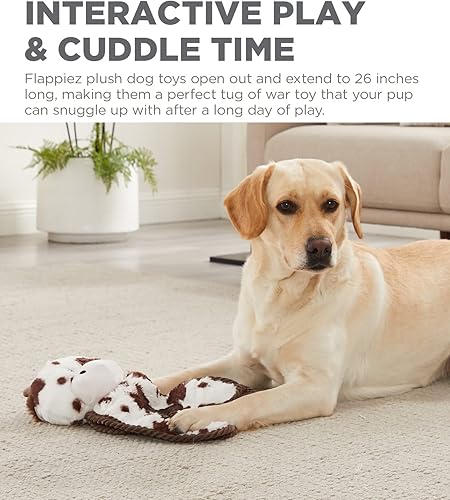 Miniatura 3 de Outward Hound by Charming Pet Cuddle Tugs - Juguete chirriante para perro