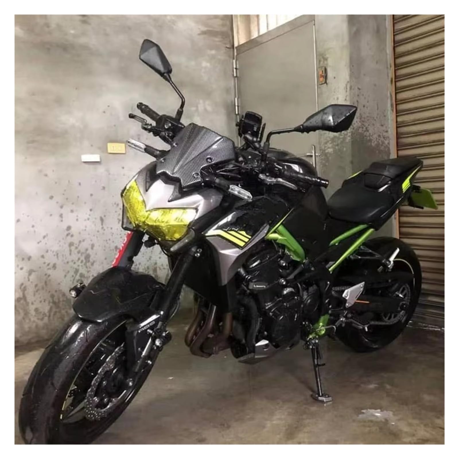 Cupolino Spoiler Per KAWASAKI Per Z650 Per Z-650 Per Z 650 Per Z900 2020 2021 2022 2023 2024 2025 Copertura Testa Naso Carenatura Parabrezza(Carbon)
