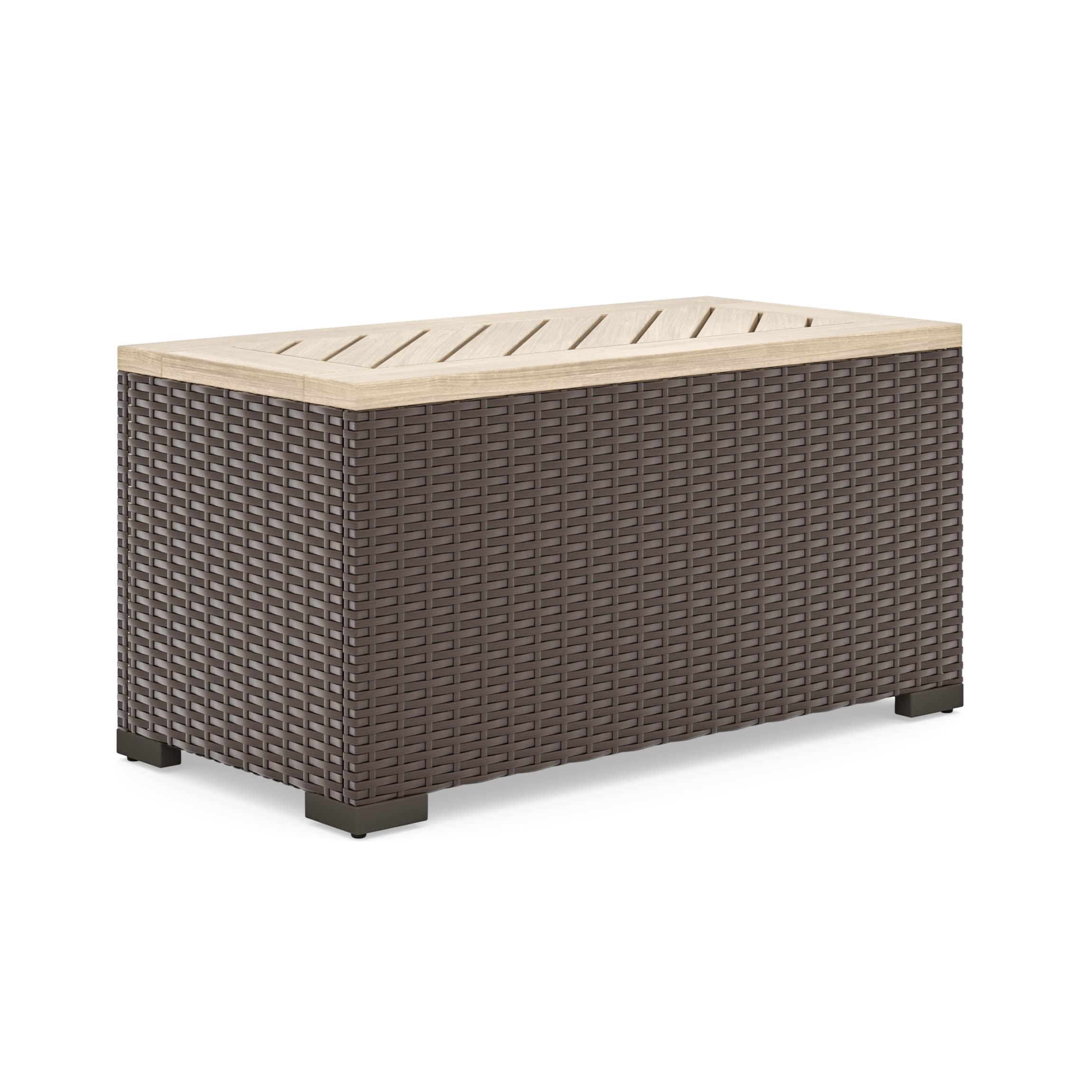 homestylesPalm Springs Outdoor Storage Table, Beige