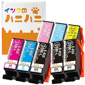 Amazon.co.jp: EPSON エプソン KUI-6CL (BK/C/M/Y/LC/LM)-L +2BK