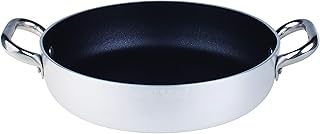 Pentole Agnelli ALSA110S36 Tegame con Maniglie, Alluminio, 36 cm