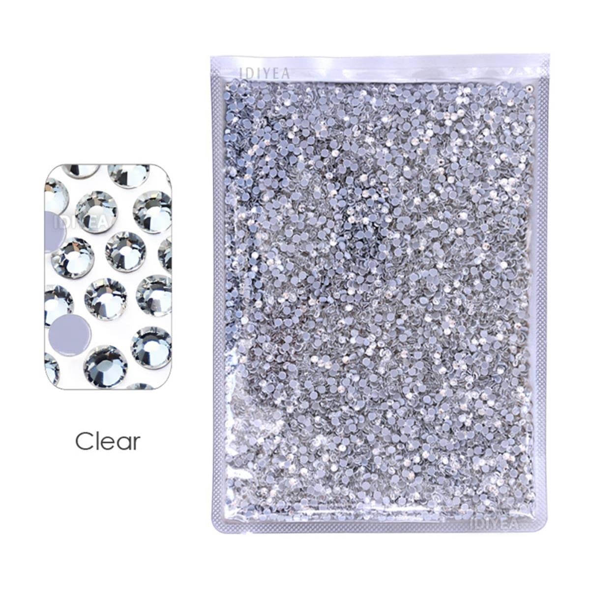 Hot Fix Rhinestone Hurtownia Plaster 14400 sztuk/worek na torby na ubrania akcesoria SS6 SS16 SS30 tkanina kryształowa odzież kamienie-Peacock Blue, SS16-14400 szt