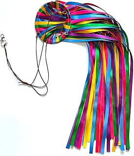 Satin Ribbon Windsock Streamer, Outdoor Decorations for Your Patio, Garden, Yard, Dock and Camper, 49-Inch, WS-49K-01