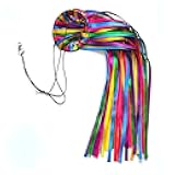 Satin Ribbon Windsock Streamer, Outdoor Decorations for Your Patio, Garden, Yard, Dock and Camper, 49-Inch, WS-49K-01