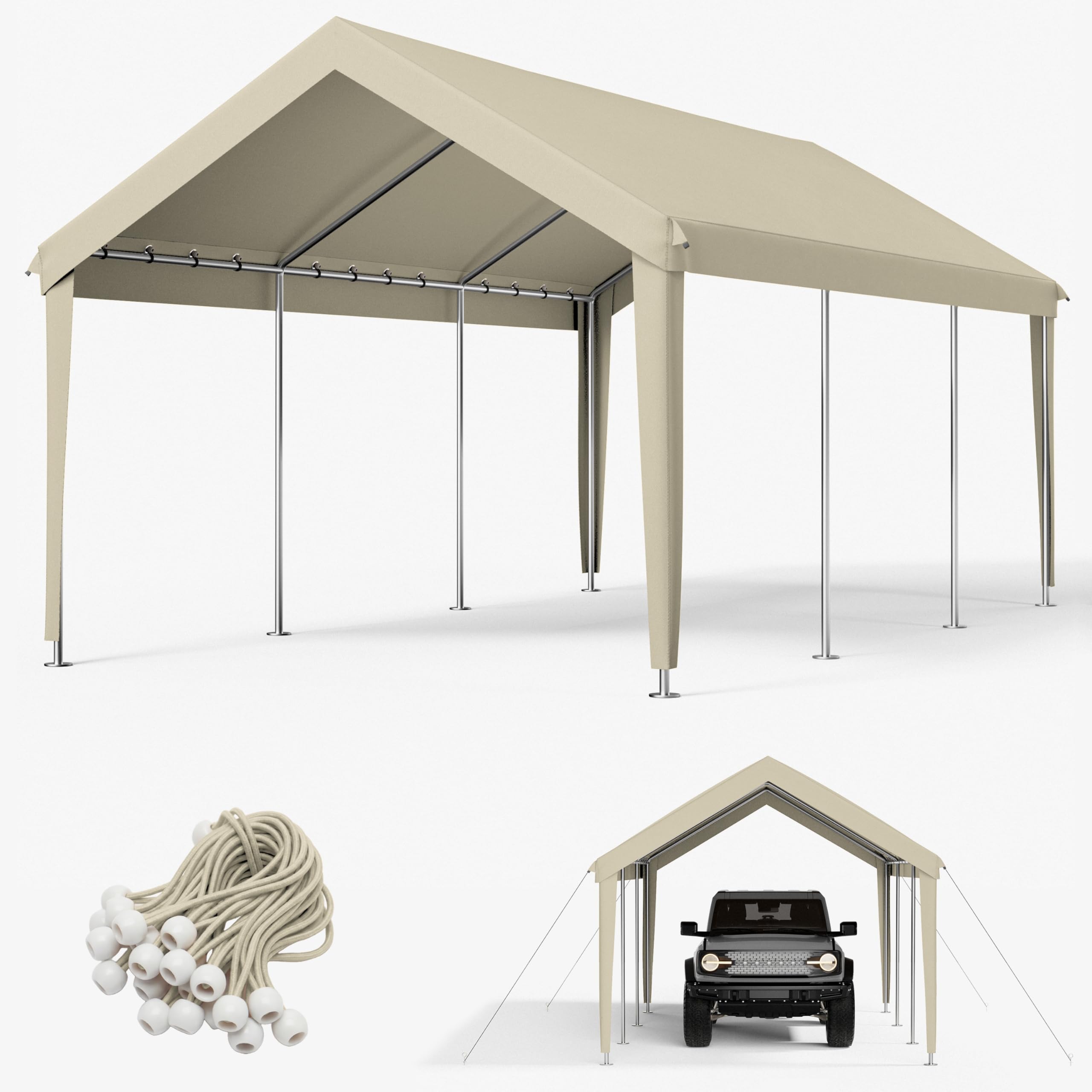 Photo 1 of Kimunuk 12x20 FT Carport Replacement Cover