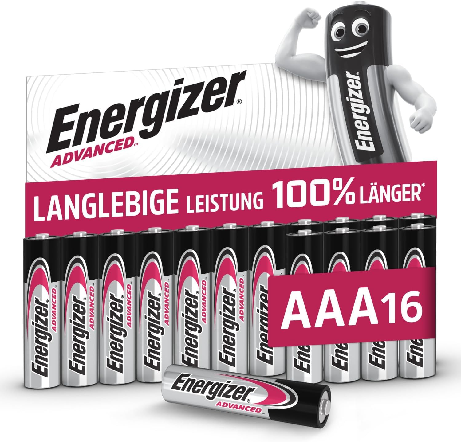 Energizer 16 x AAA Batteries 1.5V Alkaline