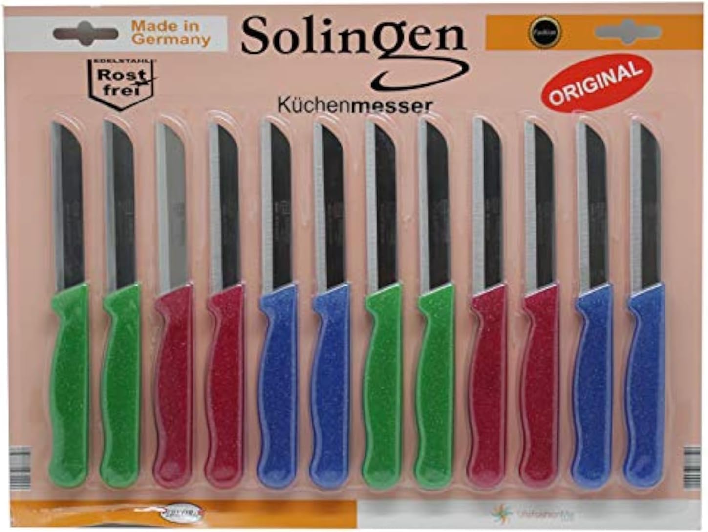 SolingenGlitter Handle Knife,12 Pieces