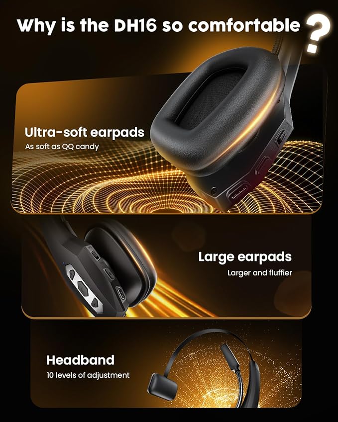 Auriculares Bluetooth Trucker con Base de Carga y Micrófono miniatura 4