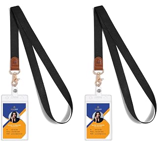 Lanyard id Holder Neck Strap Lanyards with Waterproof ID Badge Holder Used for ID Badge Cruises Cell Phone Key